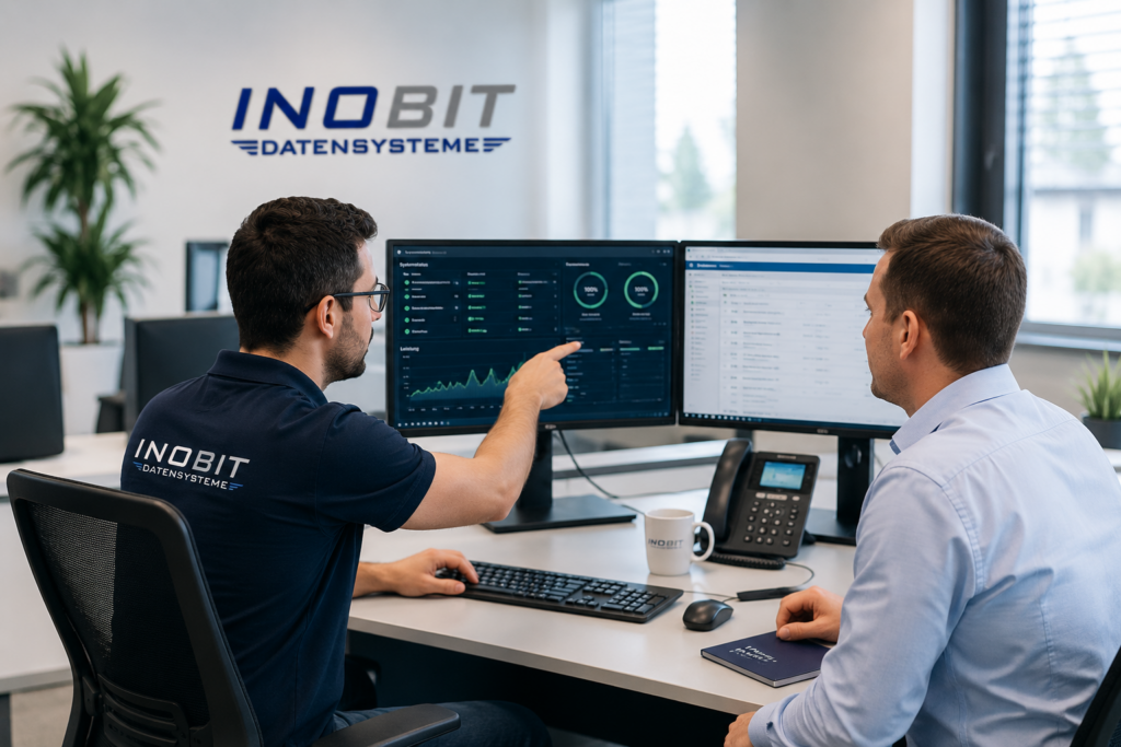 Moderne Büroarbeit bei INOBIT