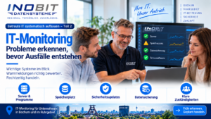 IT-Beratung mit Monitoring-Anzeige für Server, Speicherplatz und Datensicherung – InoBit für Unternehmen in Bochum und im Ruhrgebiet.